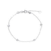 Bracciale Babila Milano Donna in Oro bianco Diamante BBET05CB03